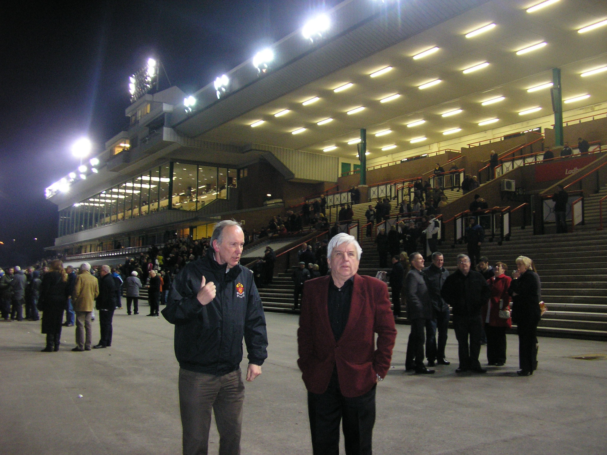 6. Dave and Peter trackside