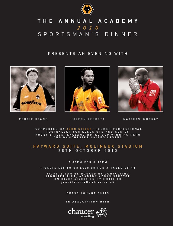 Academy Dinner 2010