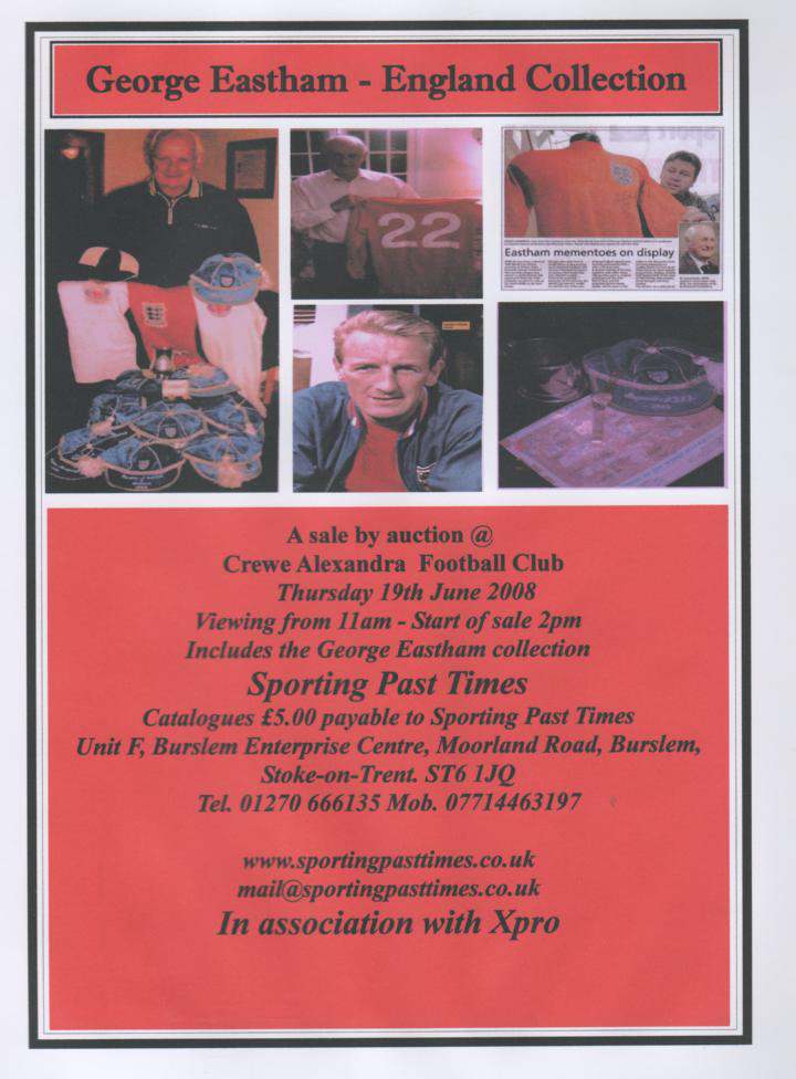 George Eastham Auction Advert- SPT George Eastham Auction Advert- SPT