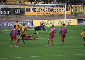 Lewis Gobern's first goal for Wolves