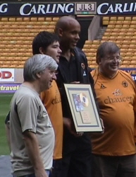 Matt wins 2006-7 POTS award - Callum  Trevor & Peter W  