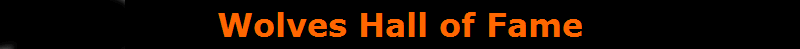 Wolves Hall of Fame